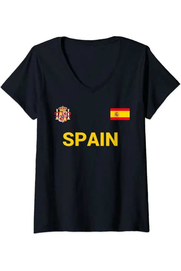 Hot Trending Kiraa Tee With Spain Espana Flag Jersey Soccer World Cup Football Tshirt