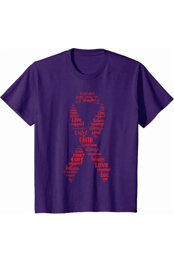Hot Trending Kiraa Tee With Stroke Survivor Stroke Awareness Red Ribbon Supporter Unisex S-5Xl T-Shirt