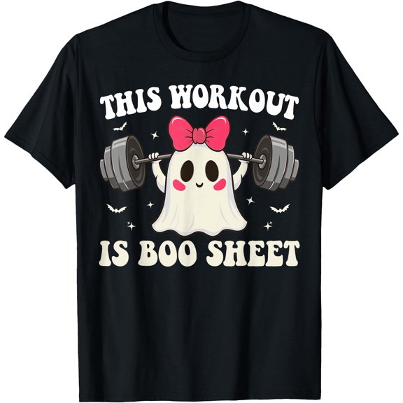 Hot Trending Kiraa Tee With This Workout Is Boo Sheet Funny Ghost Gym Fitness Unisex S-5Xl T-Shirt