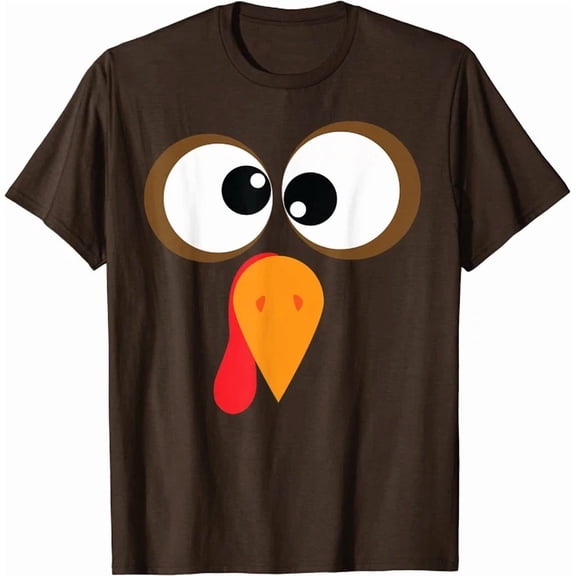 Hot Trending Kiraa Tee With Turkey Family Thanksgiving Turkey Face Friendsgiving Unisex S-5Xl T-Shirt