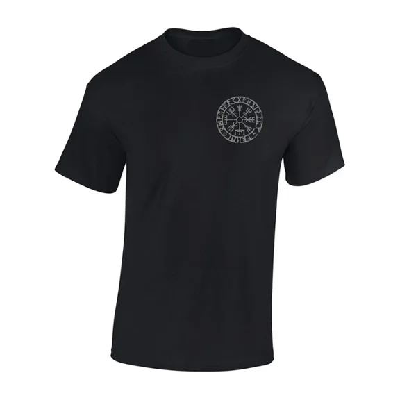 Hot Trending Kiraa Tee With Vegvisir Vikings Valhalla Design Odin Thor Hammer Unisex S-5Xl T-Shirt