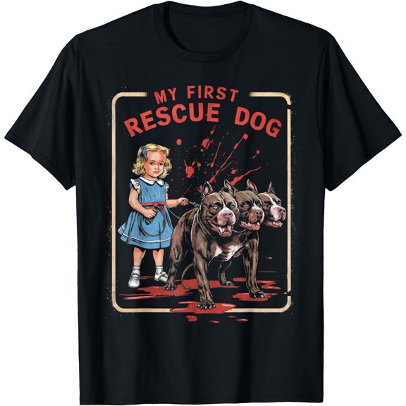 Hot Trending Kiraa Tee With Vintage Horror Movie Lover Retro Shirt Rescue Dog Unisex S-5Xl T-Shirt