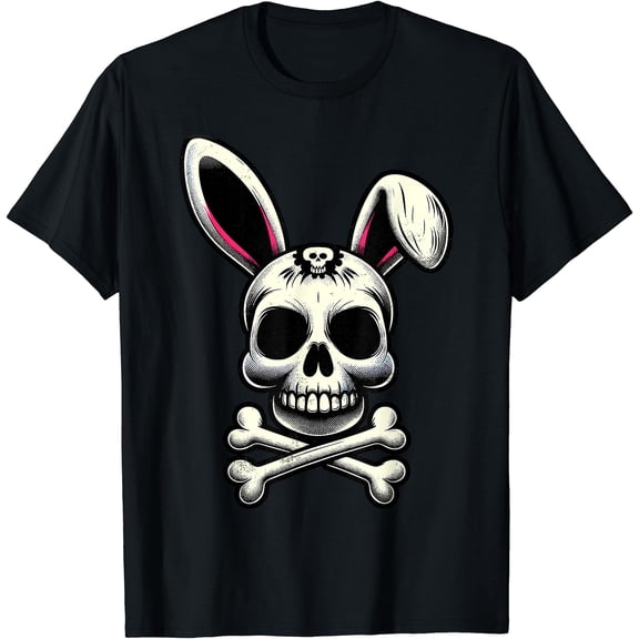 Hot Trending Kiraa Tee With Vintage Scary Skull And Crossbones Bad Rabbit Horror Bunny Unisex S-5Xl T-Shirt