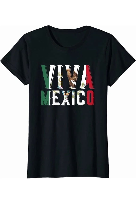Hot Trending Kiraa Tee With Viva Mexico Hispanic Mexican Heritage Eagle Mexico T-Shirt