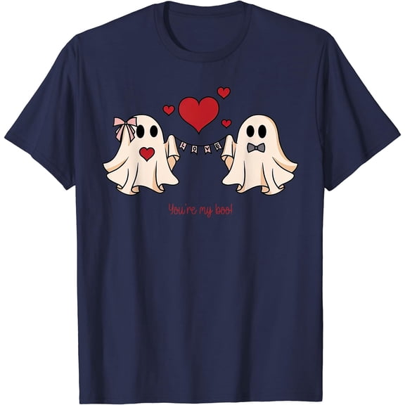 Hot Trending Kiraa Tee With Womens Cute You'Re My Boo Ghost Cute Spooky Valentine'S Day Unisex S-5Xl T-Shirt