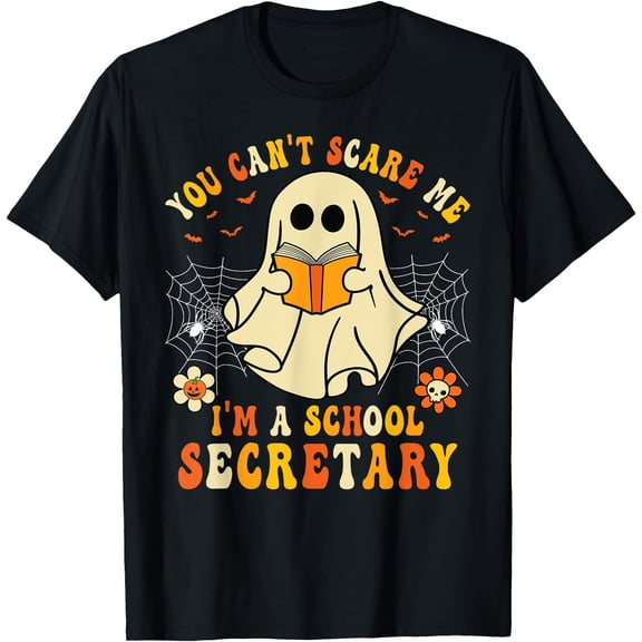 Hot Trending Kiraa Tee With You Can'T Scare Me I'M A School Secretary Candy Unisex S-5Xl T-Shirt