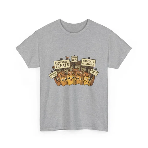 Hot Trending Kitty Protest Shirt | Funny Cat Shirt Women & Men | Cat Protest Shirt Design Preview Only