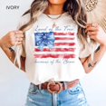 thumbnail image 1 of Hot Trending Land Of The Free Because Of The Brave Shirt Memorial Day Tee 4Th Of July Tee Patriotic T-Shirts Independence Day Shirt S-5Xl Birthday Gifts; For Men & Women, 1 of 4