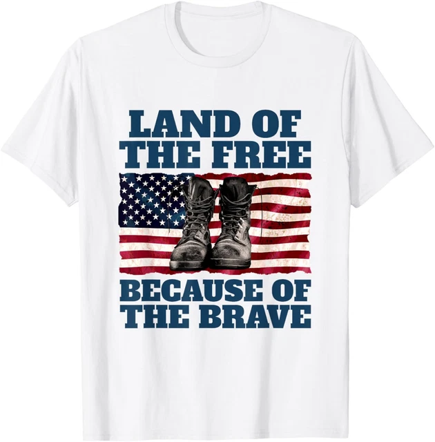 Hot Trending Land of the Free Because of the Brave Memorial Veterans ...