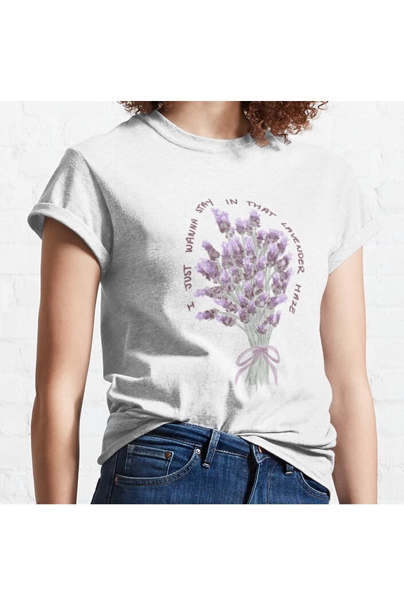Hot Trending Lavender Haze Bouquet Classic T-Shirt Vintage Birthday Gifts