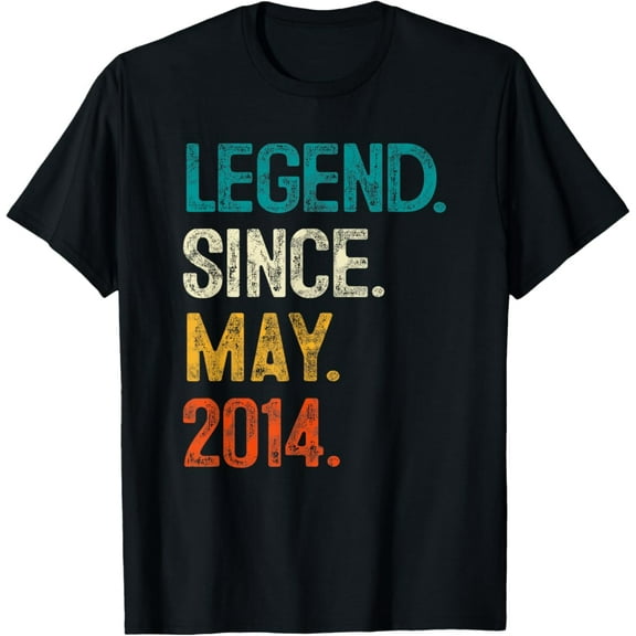 Hot Trending Legend 2014 11th Birthday Gifts for Boy Girl 11 Years Old T-Shirt Vintage Tee -Birthday Gifts