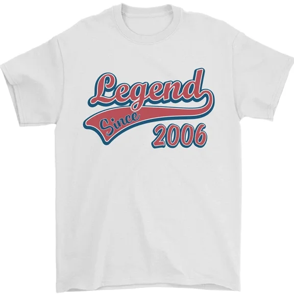 Hot Trending Legend Since 19th Birthday 2006 T-Shirt Design Preview Only