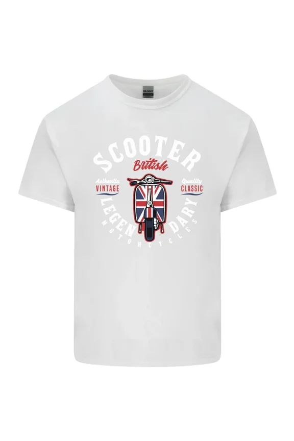 Hot Trending Legendary British Scooter Motorcycle MOD T-Shirt Design Preview Only