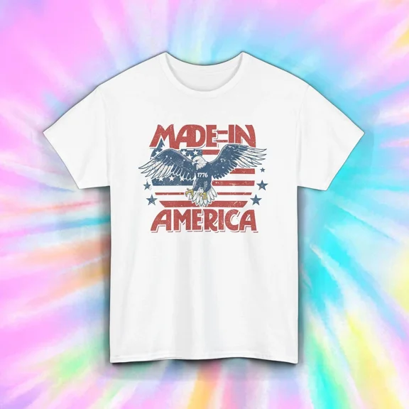 Hot Trending Made in America Shirt Eagle USA Freedom Design Preview Only