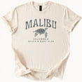 thumbnail image 1 of Hot Trending Malibu Turtle Tee California Surf Club Shirt Beach Graphic Top Design Preview Only, 1 of 4