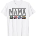 thumbnail image 1 of Hot Trending Mama Truck Mom Monster Trucks Are My Jam Truck Lovers Mother T-Shirt S-5Xl Birthday Gifts; For Men & Women, 1 of 4