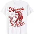 thumbnail image 1 of Hot Trending Mamacita Needs A Margarita T-Shirt Birthday Gifts; For Men & Women, 1 of 4