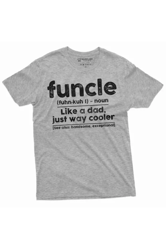 Hot Trending Men'S Funcle Funny Uncle Gift T-Shirt Uncle Gift Ideas Uncle Definition Tee S-5Xl Birthday Gifts; For Men & Women