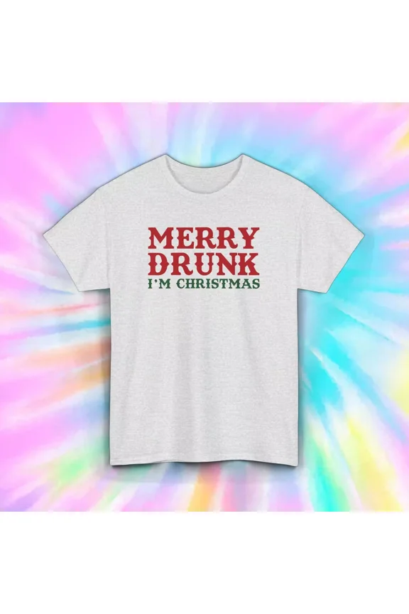 Hot Trending Merry I'm T-Shirt | Funny Holiday | Xmas Party Gift Design Preview Only
