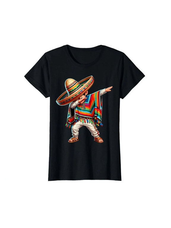 Hot Trending Mexican Party Cinco De Mayo Dabbing Dance Theme Shirt Hot Trending Shirt, Vintage Birthday Gift