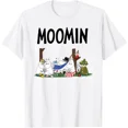thumbnail image 1 of Hot Trending Moomin Family Relaxing T-Shirt S-5Xl Birthday Gifts; For Men & Women, 1 of 4