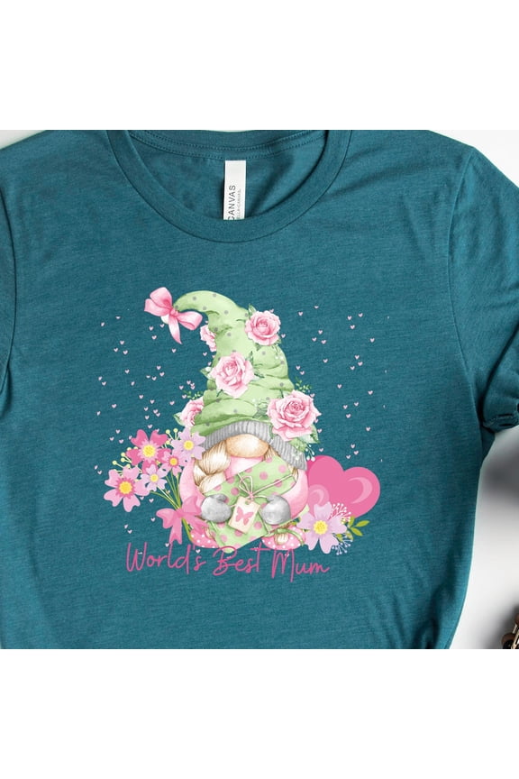 Hot Trending With Mother'S Day Gnome Shirt, World'S Best Mom, Mum Shirt, Mama Shirt, Mommy Shirt, Gift For Mom, Gift For Her, Mothers Day Shirt, Mom Life Tee Birthday Gifts; For Men & Women