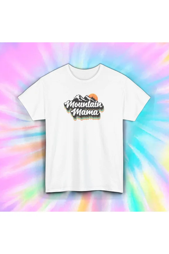 Hot Trending Mountain Mama T-Shirt Retro Hik Outdoor Nature LOverer Gift Design Preview Only
