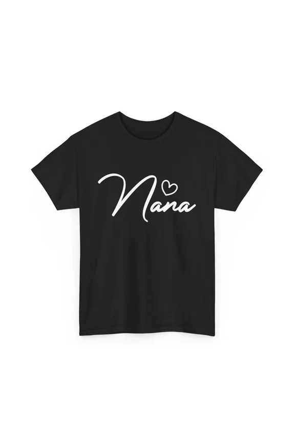 Hot Trending Nana Heart T-Shirt, Grandmother Granny Mother'S Day Cute Shirt S-5Xl Birthday Gifts; For Men & Women