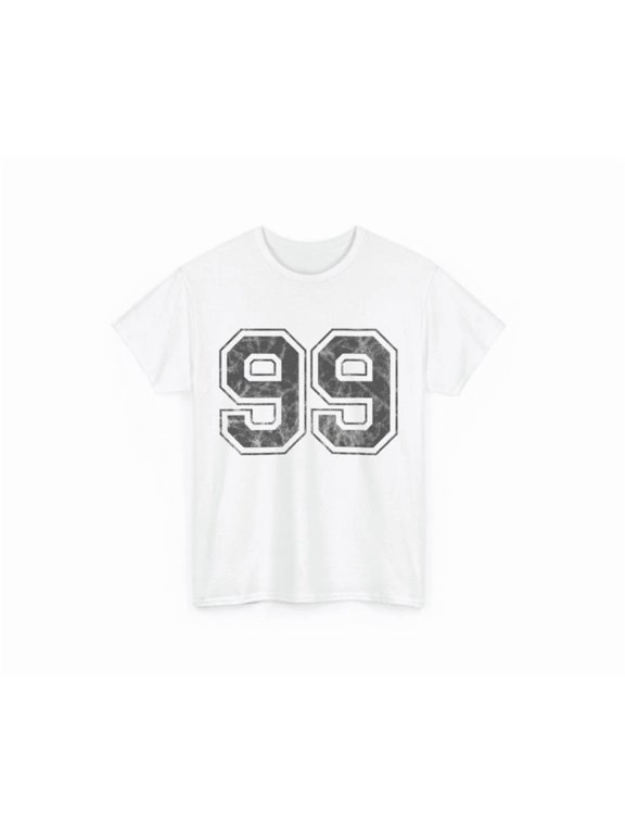 Hot Trending Number 99 Shirt, Large Varsity Style Number Gifts S-5Xl Birthday Gifts; For Men & Women