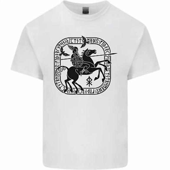 Hot Trending Odin Wotan Vikings Valhalla Norse Mythology T-Shirt Design Preview Only