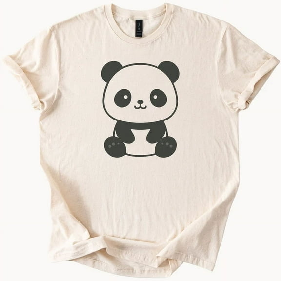 Hot Trending Panda Bear Tee Cute Animal Graphic Shirt Kids Unisex Panda Lover Gift Design Preview Only