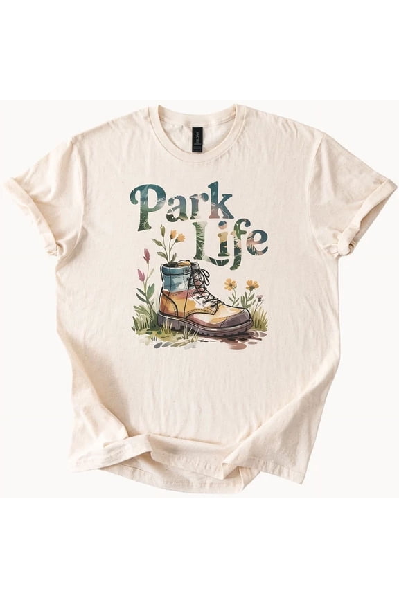 Hot Trending Park Life Boot Tee Nature Hike Shirt Outdoorsy Top Design Preview Only