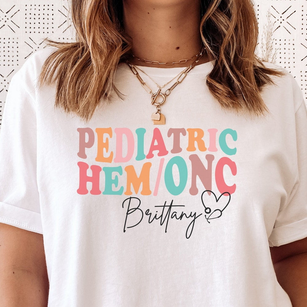 Hot Trending Pediatric Hematology Oncology Shirt, Pediatric Oncology ...
