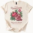 thumbnail image 1 of Hot Trending Pomegranate T Shirt Ruby Red Fruit Tee Graphic Top Design Preview Only, 1 of 4