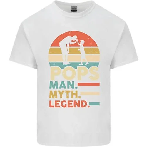Hot Trending Pops Man Myth Legend Funny Fathers Day T-Shirt Design Preview Only