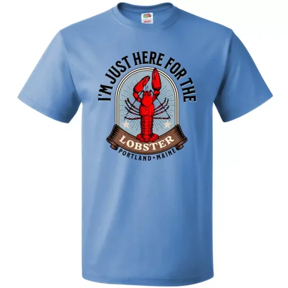Hot Trending Portland Maine Funny Lobster Lover T-Shirt Seafood Summer Beach Birthday Gifts; For Men & Women