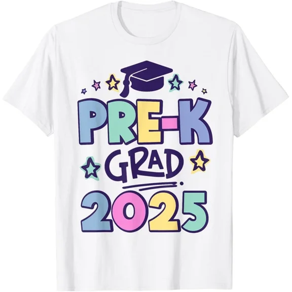 Hot Trending Pre-K Grad 2025 Preschool Graduation 2025 T-Shirt S-5Xl Birthday Gifts; For Men & Women