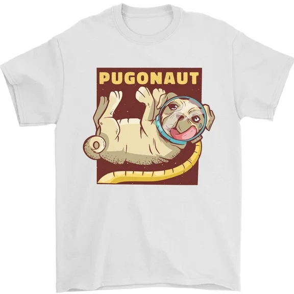 Hot Trending Pugonaut Funny Astronaut Pug Dog Space T-Shirt Design Preview Only