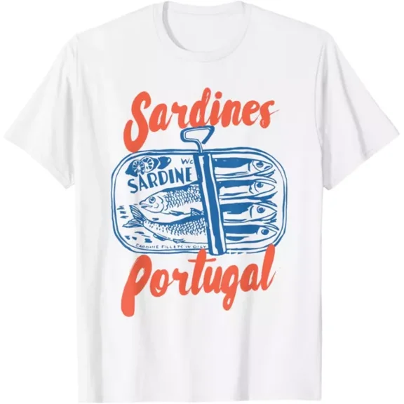 Hot Trending Sardines Tinned Fish Retro Graphic For Men Women T-Shirt S-5Xl Birthday Gifts; For Men & Women
