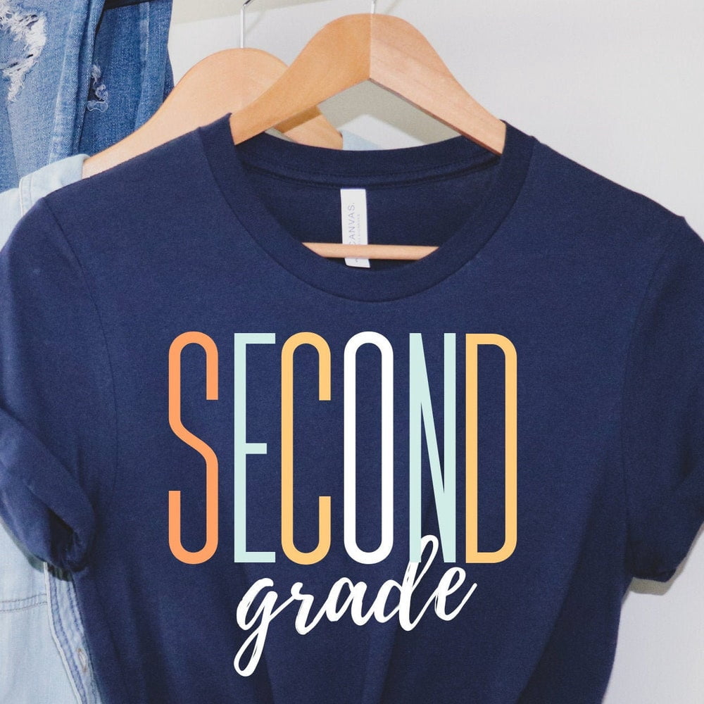 Hot Trending With Second Grade Shirt, Second Grade Teacher Shirt, New ...