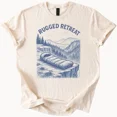 thumbnail image 1 of Hot Trending Sleeping Bag Tee Rugged Retreat Camping Adventure Shirt Design Preview Only, 1 of 4