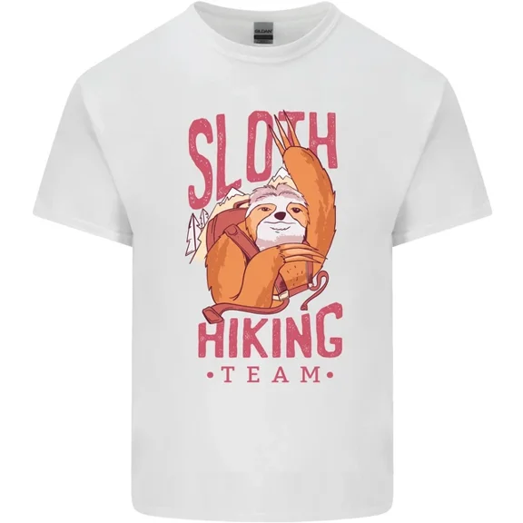 Hot Trending Sloth Hiking Team Trekking Rambling Funny T-Shirt Design Preview Only