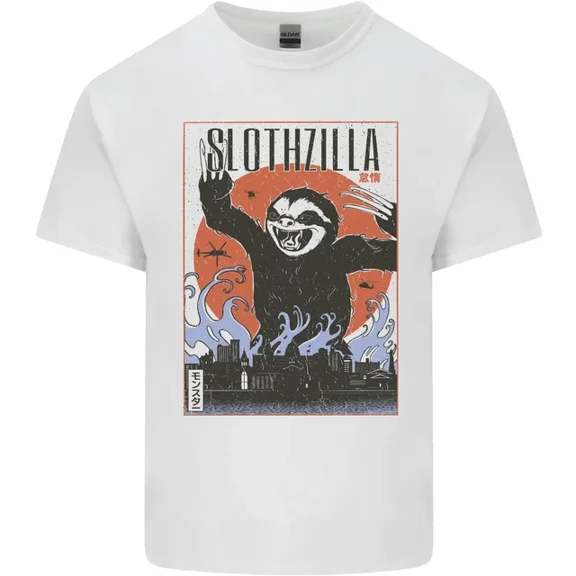 Hot Trending Slothzilla Funny Sloth T-Shirt Design Preview Only