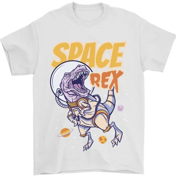 Hot Trending Space T-Rex Dinosaur Dino Astronaut T-Shirt Design Preview Only