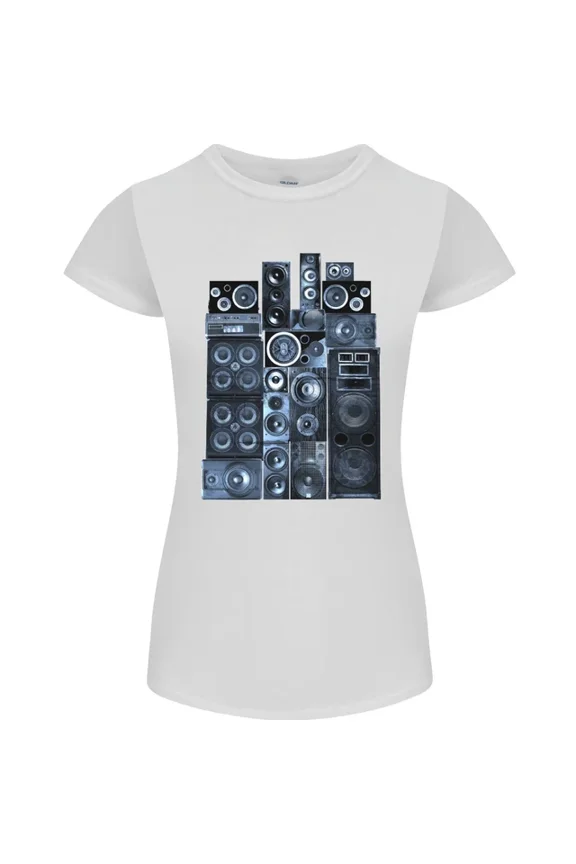 Hot Trending Speaker Stack Music HI-FI T-Shirt Design Preview Only