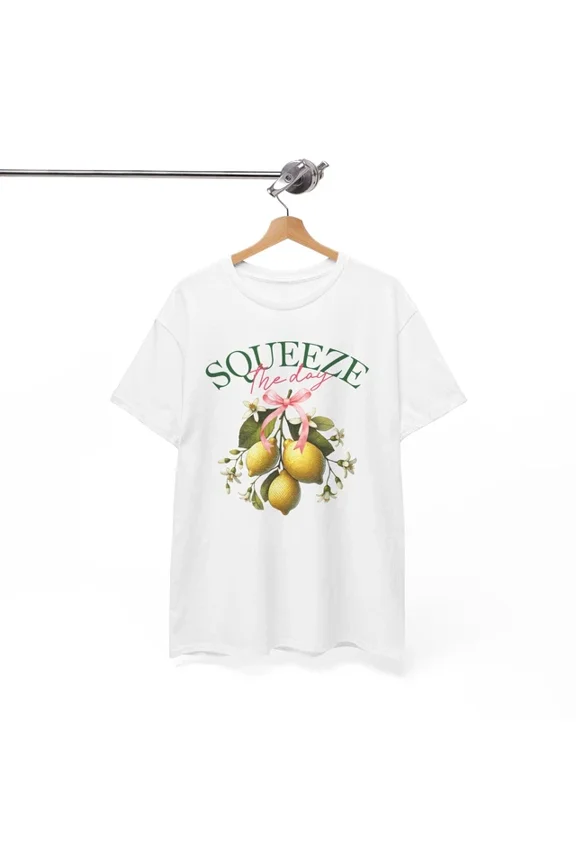 Hot Trending Squeeze the Day Funny T-Shirt - Random & Hilarious Tee for Lovers Design Preview Only