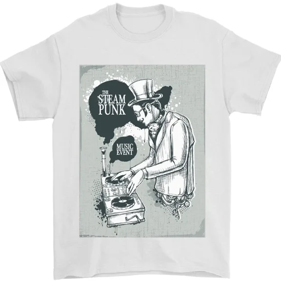 Hot Trending Steampunk Music Event T-Shirt Design Preview Only