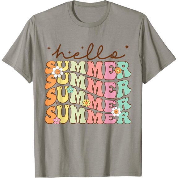 Hot Trending Summer Vacation FunnyRetro Summer Hello Summer Beach Vintage Birthday Gifts