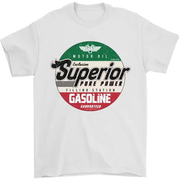 Hot Trending Superior Gasoline Biker Motorcycle Motorbike T-Shirt Design Preview Only