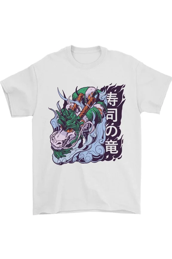 Hot Trending Sushi Dragon T-Shirt Design Preview Only